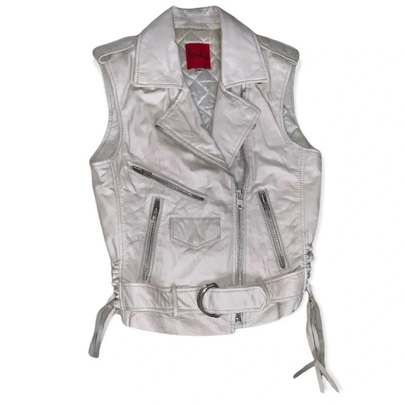 Paul Smith Leather Vest Sz S - Picture 1 of 5